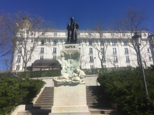 Outside the Prado